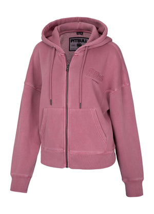 Frauen Hoodie mit Reißverschluss Manzanita II - Rosa