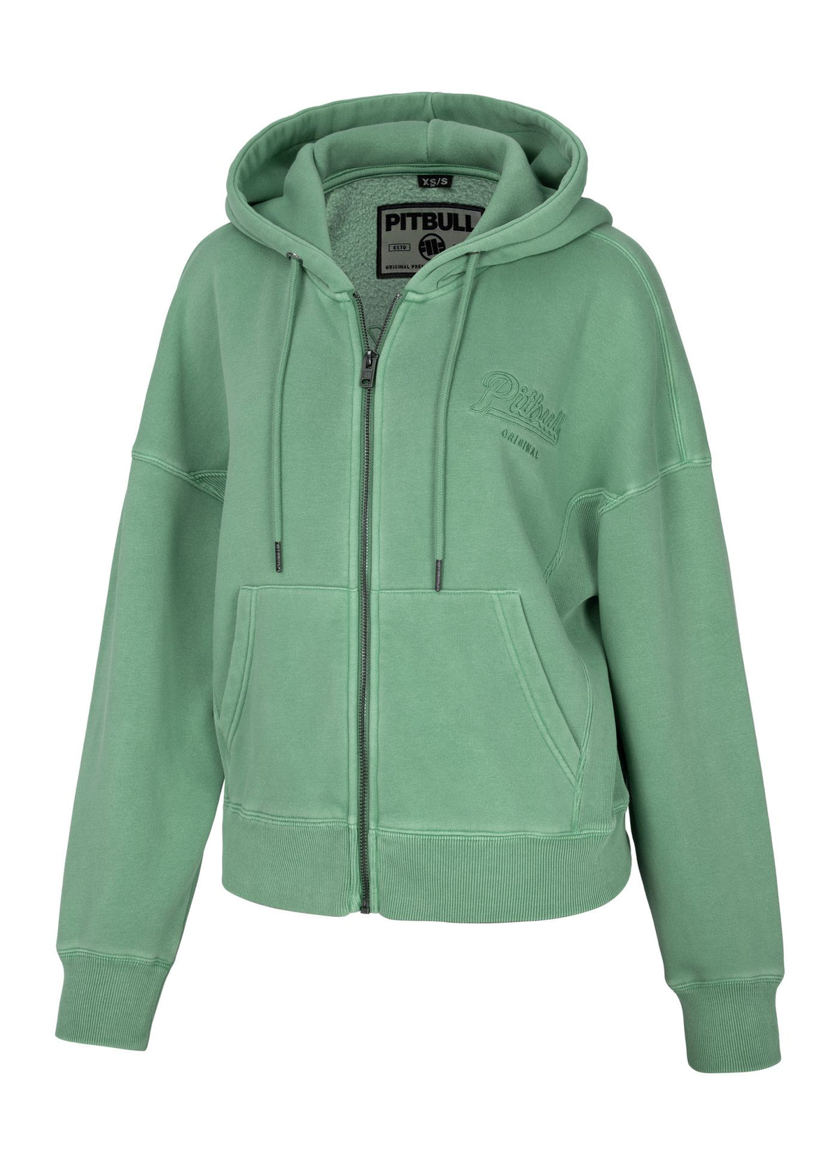 Frauen Hoodie mit Reißverschluss Manzanita II - Grün