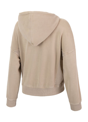 Frauen Hoodie mit Reißverschluss Manzanita - Sand