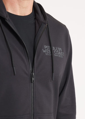 Men's Zip-up hoodie DRIVING - Black