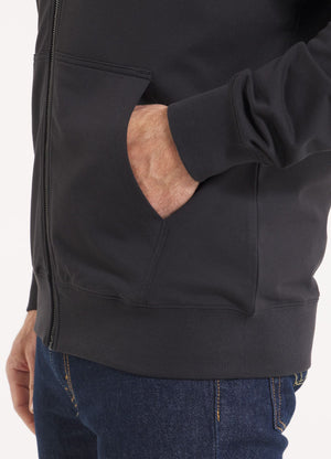 Men's Zip-up hoodie DRIVING - Black