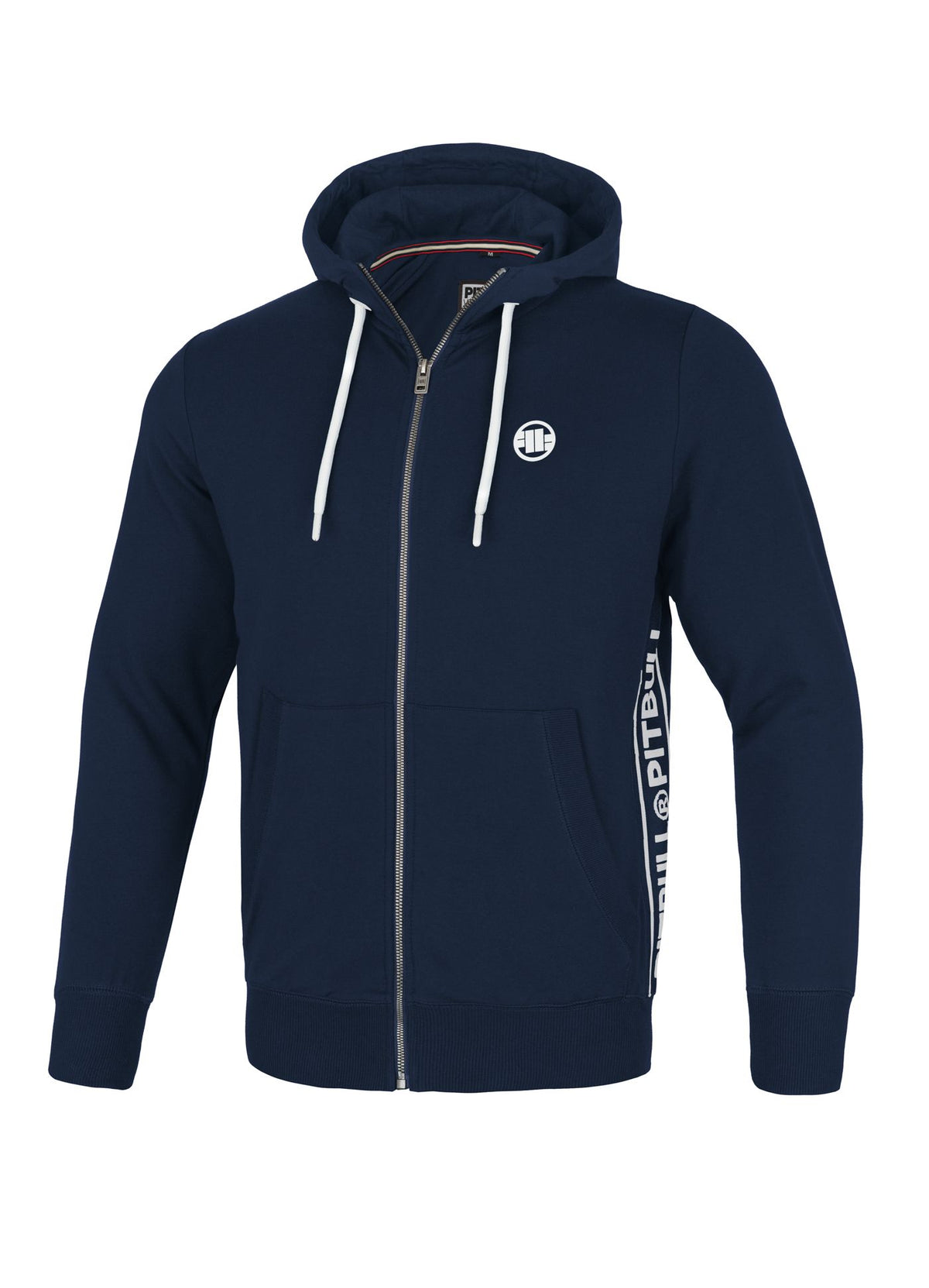 Hoodie mit Reißverschluss French Terry Lotus - Dunkelblau