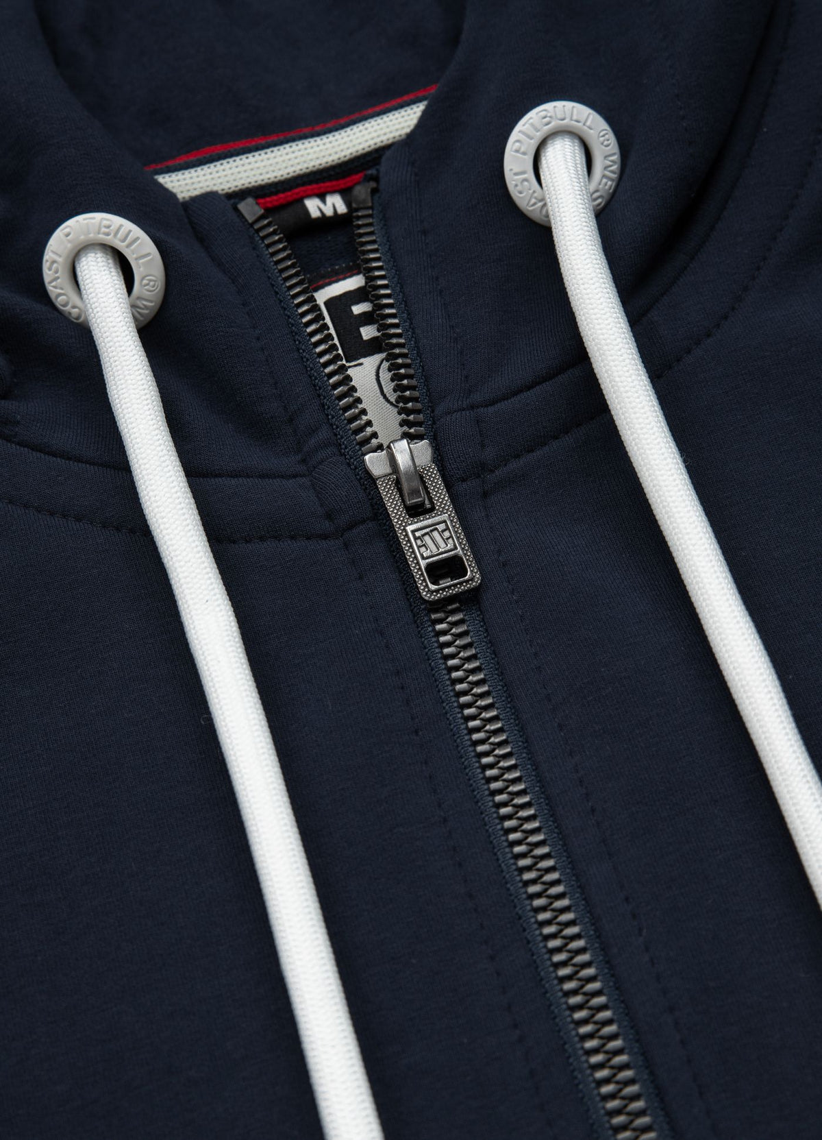 Hoodie mit Reißverschluss French Terry Lotus - Dunkelblau