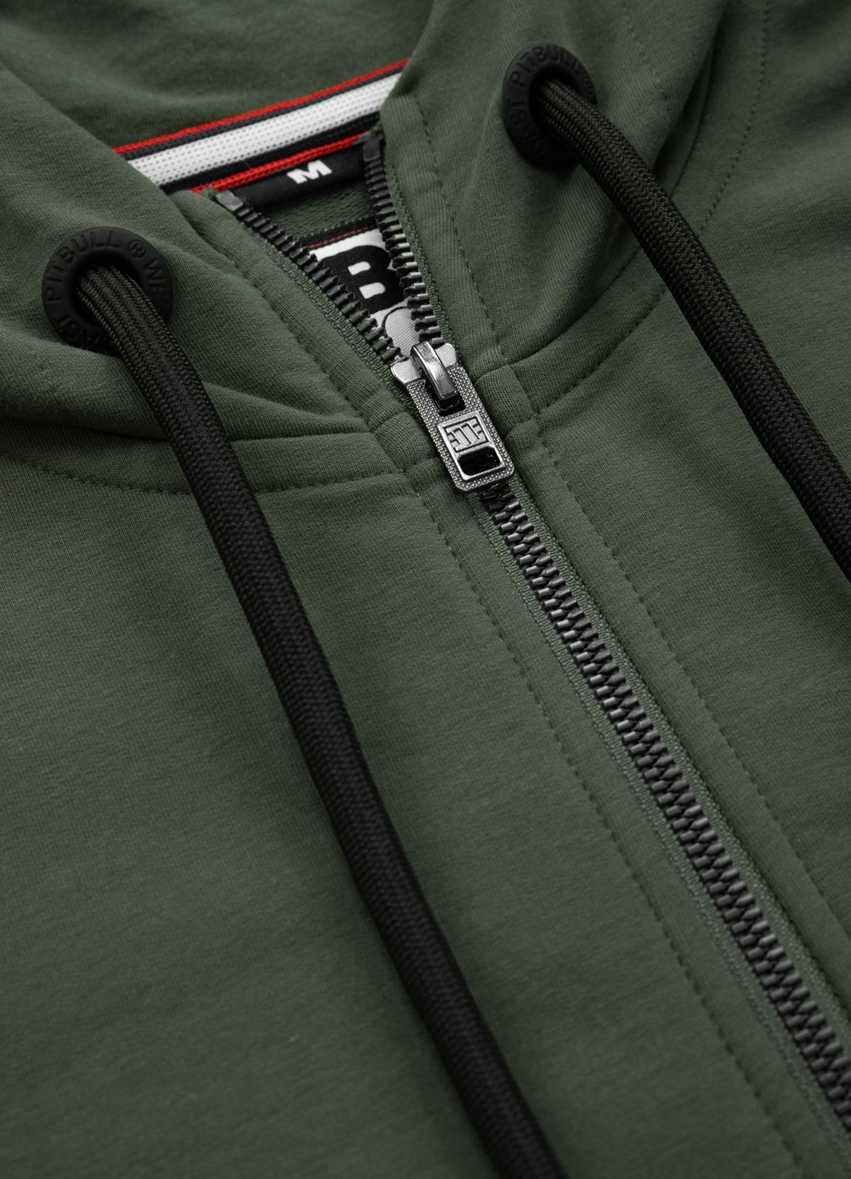 Herren-Kapuzenpullover mit Reißverschluss French Terry Lotus