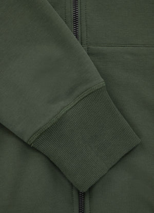 Herren-Kapuzenpullover mit Reißverschluss French Terry Lotus