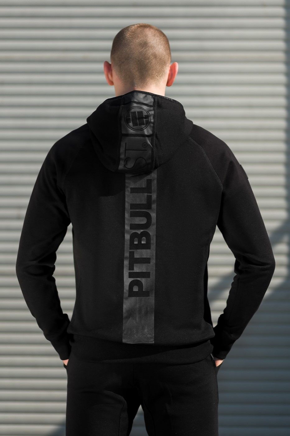 Kapuzen-Sweatjacke HARRIS HILLTOP Schwarz