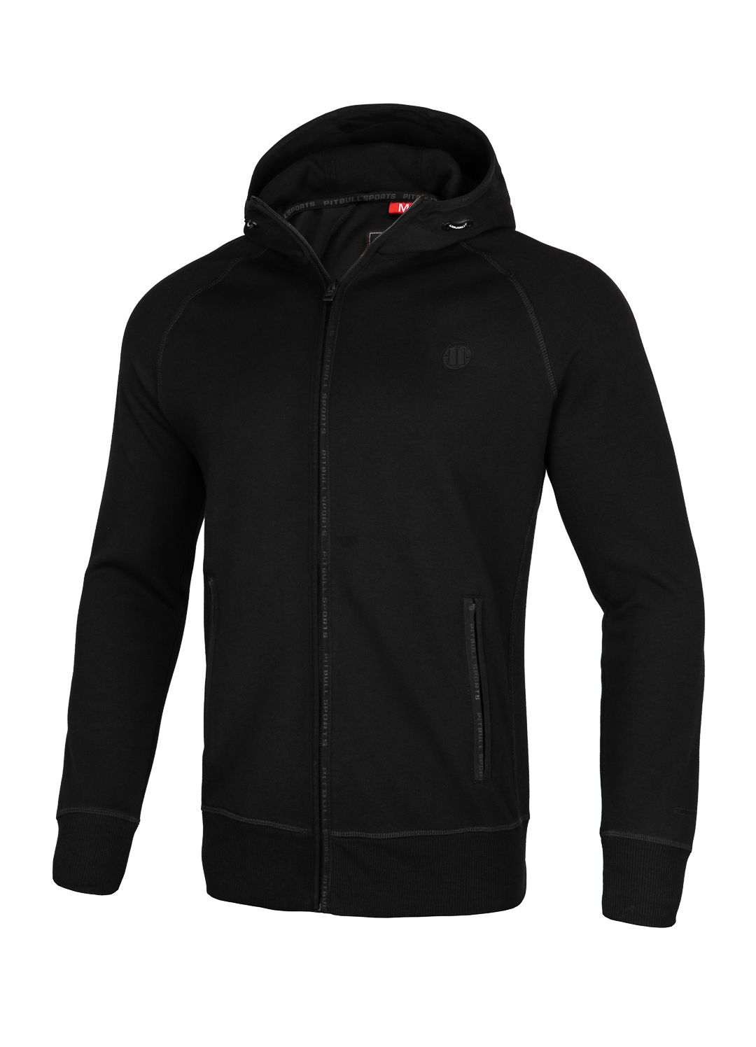 Kapuzen-Sweatjacke HARRIS HILLTOP Schwarz