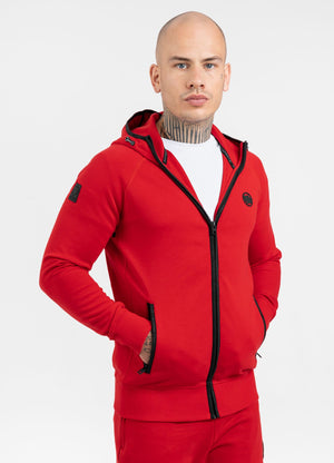 Kapuzen-Sweatjacke HARRIS Rot