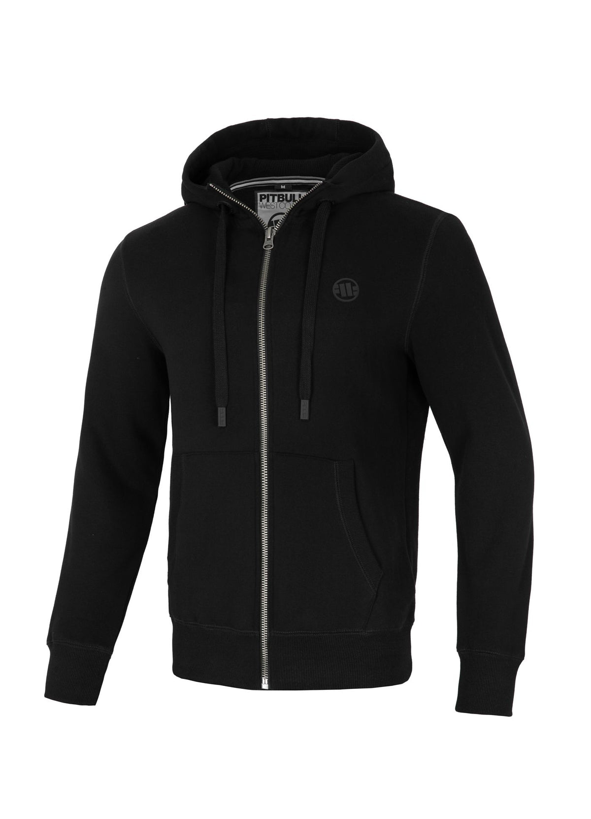 Hoodie mit Reißverschluss Hilltop 22 - Schwarz