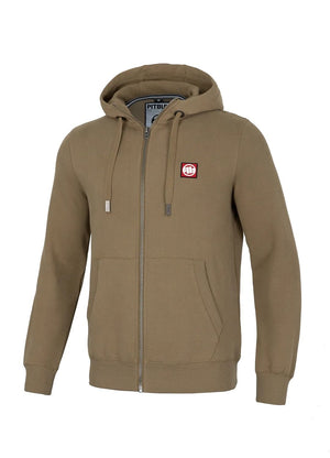 HILLTOP 22 Hoodie mit Reißverschluss in Coyote Brown