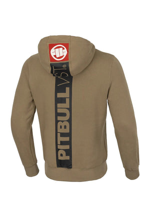 HILLTOP 22 Hoodie mit Reißverschluss in Coyote Brown