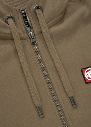 HILLTOP 22 Hoodie mit Reißverschluss in Coyote Brown