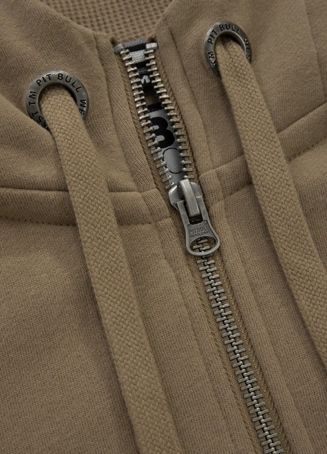 HILLTOP 22 Hoodie mit Reißverschluss in Coyote Brown