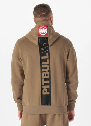 HILLTOP 22 Hoodie mit Reißverschluss in Coyote Brown