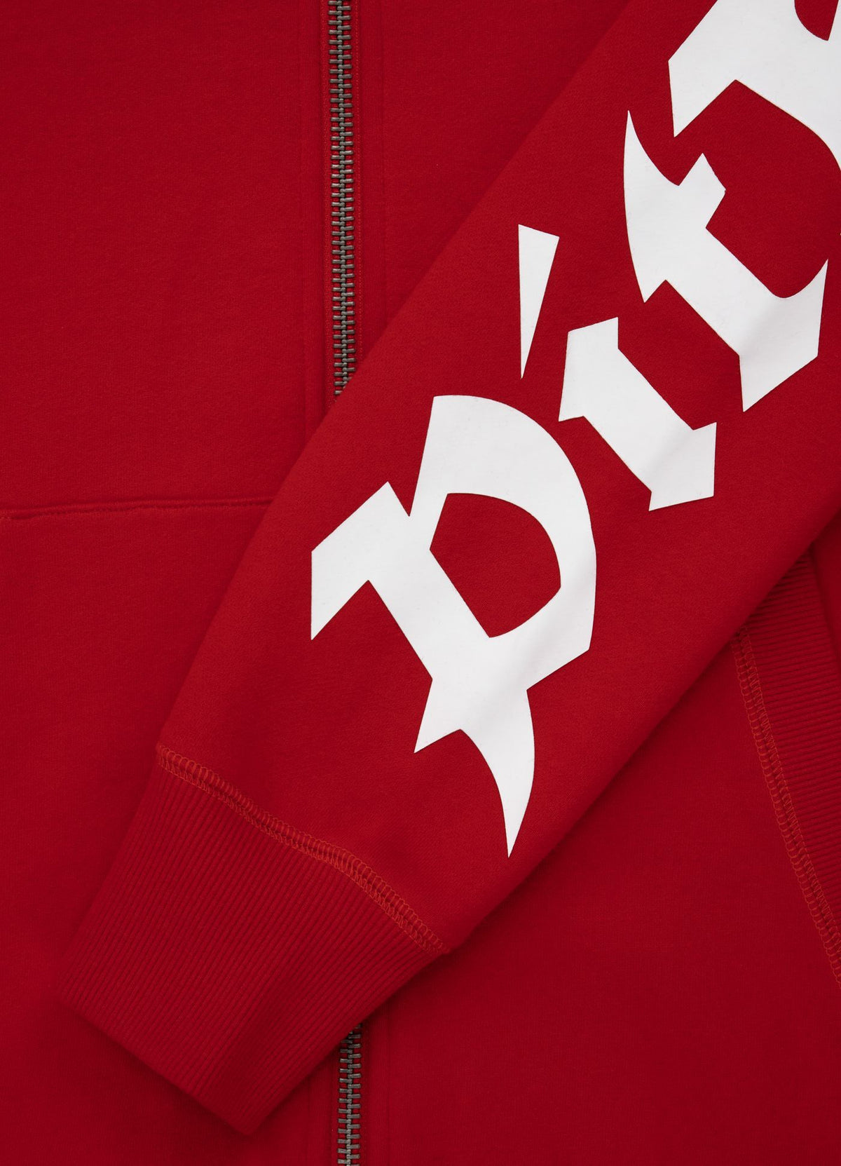 KAPUZE REISSVERSCHLUSS HÜLSE ALTES LOGO ROT