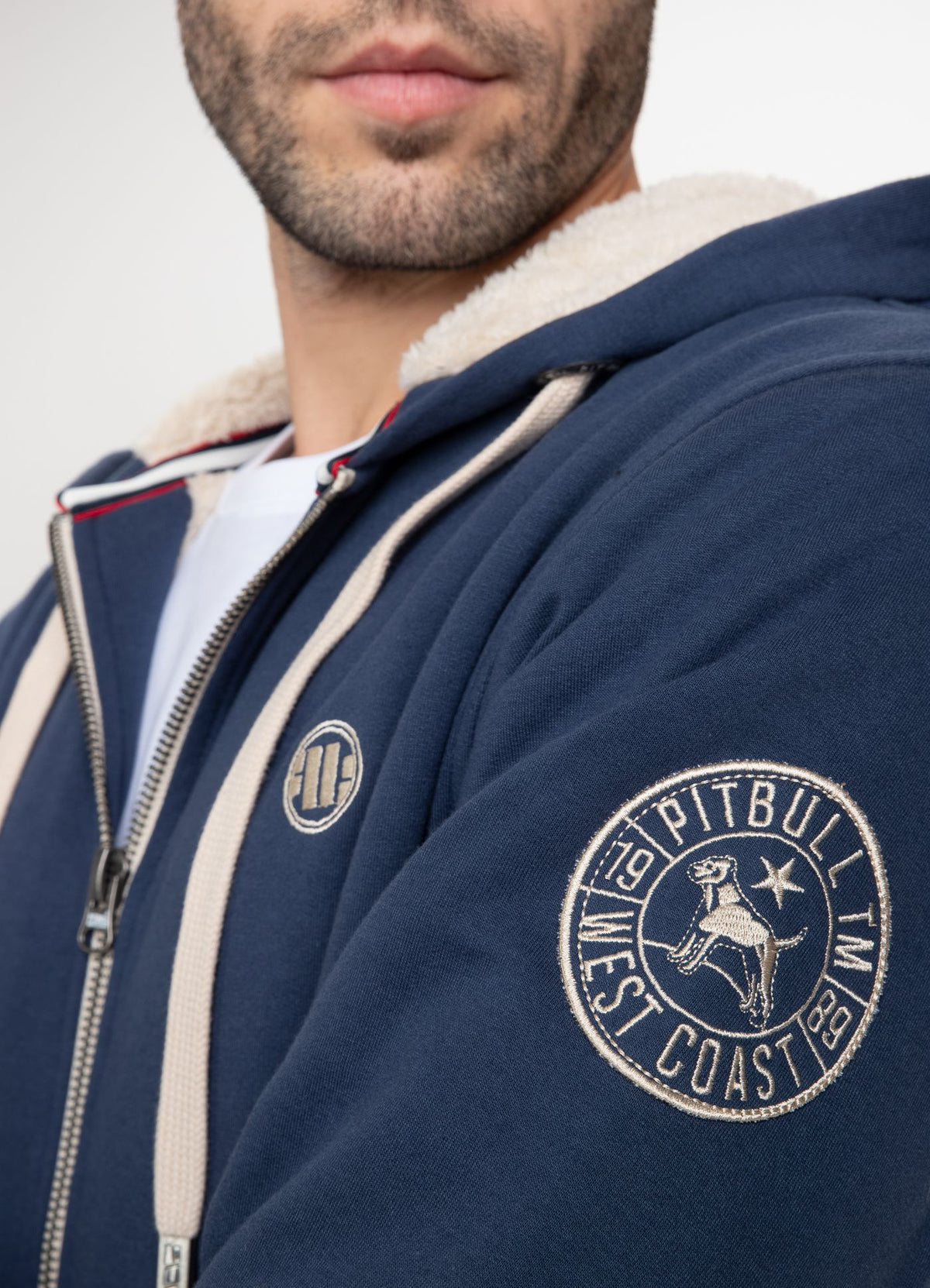 Hoodie mit Reißverschluss Sherpa Ruffin II - Dunkelblau