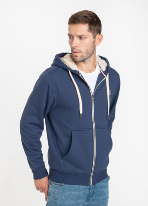 Hoodie mit Reißverschluss Sherpa Ruffin II - Dunkelblau