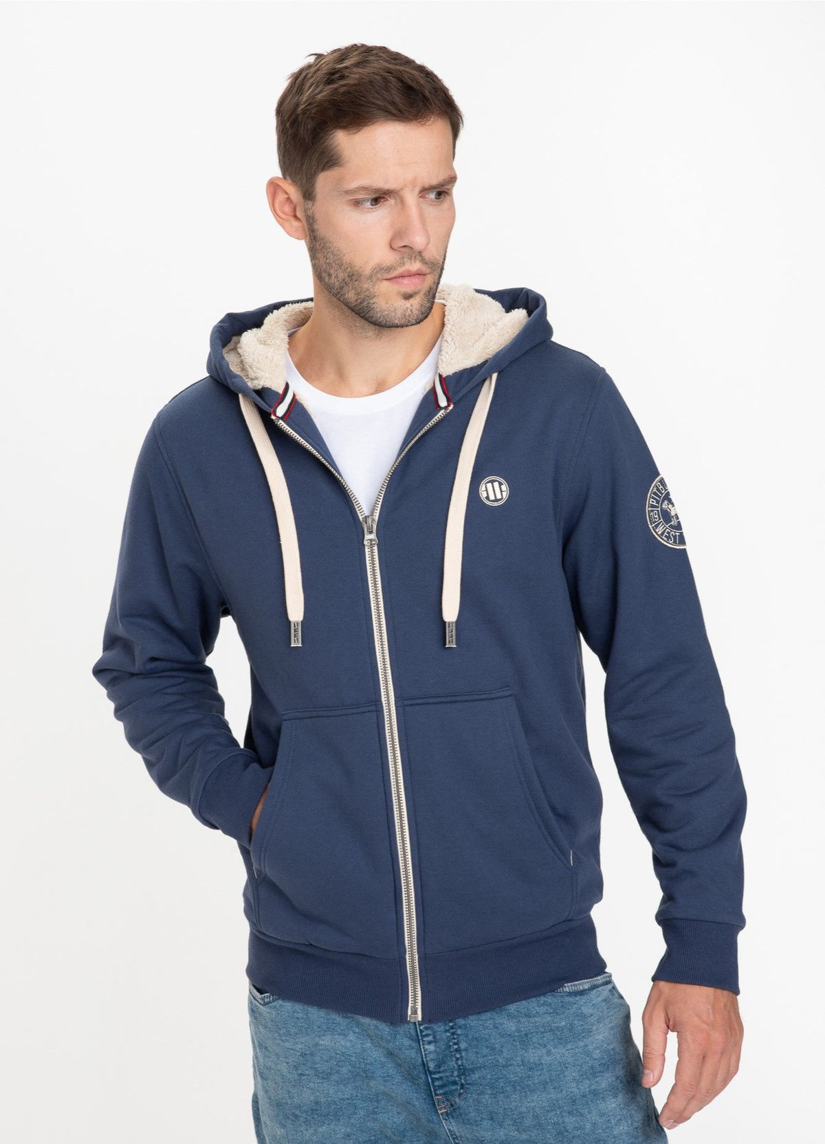 Hoodie mit Reißverschluss Sherpa Ruffin II - Dunkelblau