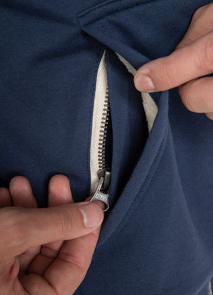 Hoodie mit Reißverschluss Sherpa Ruffin II - Dunkelblau