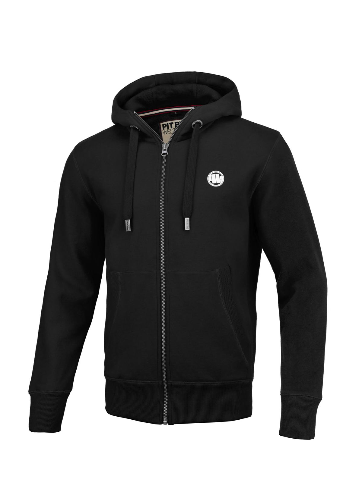 KAPUZE ZIP KLEINES LOGO 21 SCHWARZ