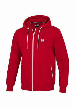 Herren-Kapuzenjacke mit Reißverschluss Terry Small Logo