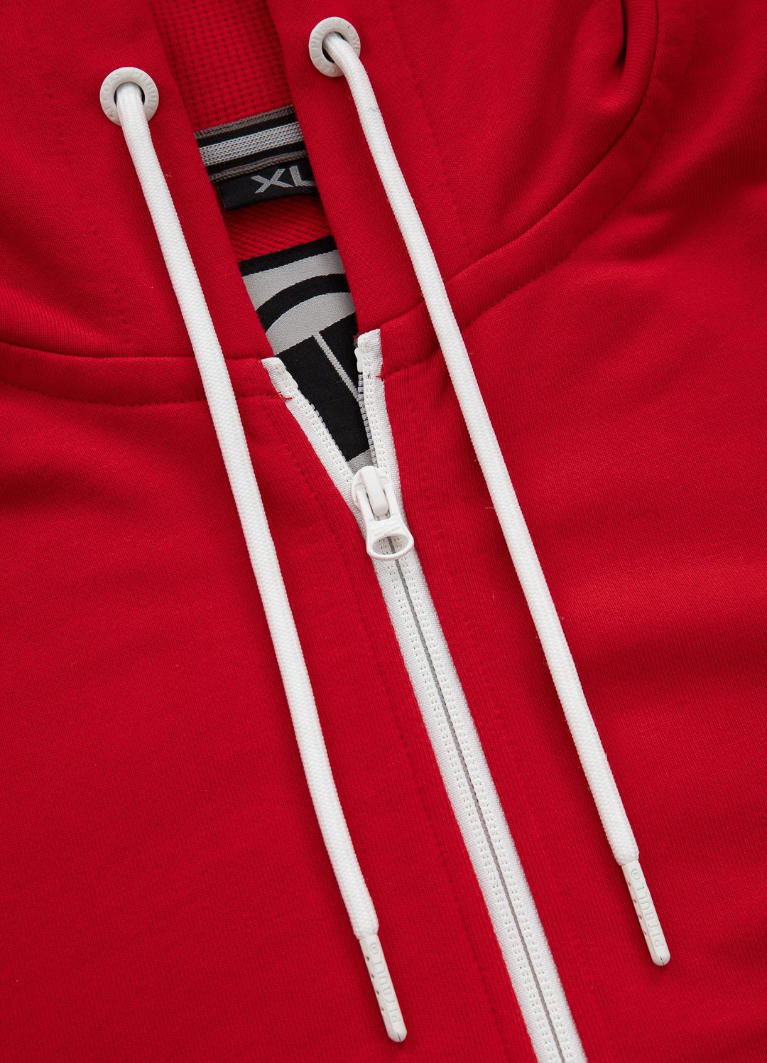Herren-Kapuzenjacke mit Reißverschluss Terry Small Logo
