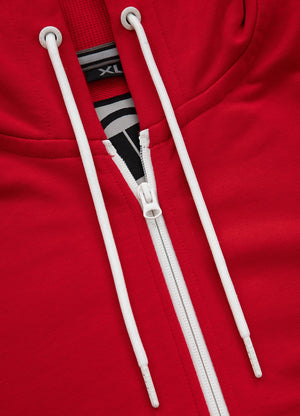 Herren-Kapuzenjacke mit Reißverschluss Terry Small Logo