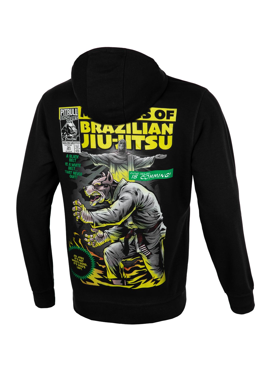 Herren-Kapuzenpullover mit Reißverschluss Tricot Masters Of BJJ