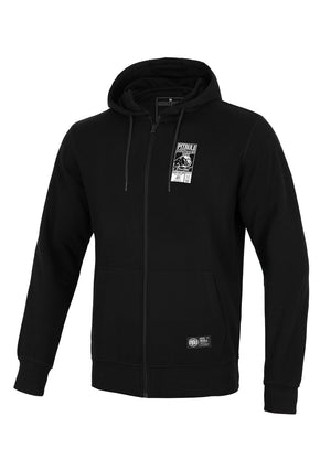 MASTERS OF BOXING Schwarzer Kapuzenpullover mit Reißverschluss