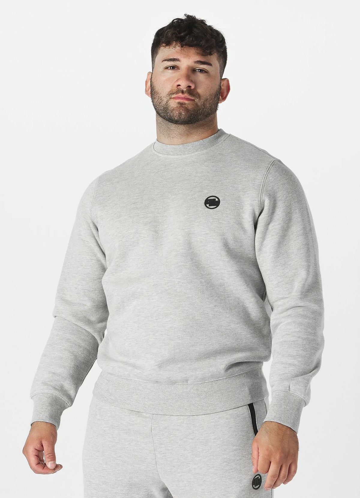 Sweatshirt Small Logo - Grau