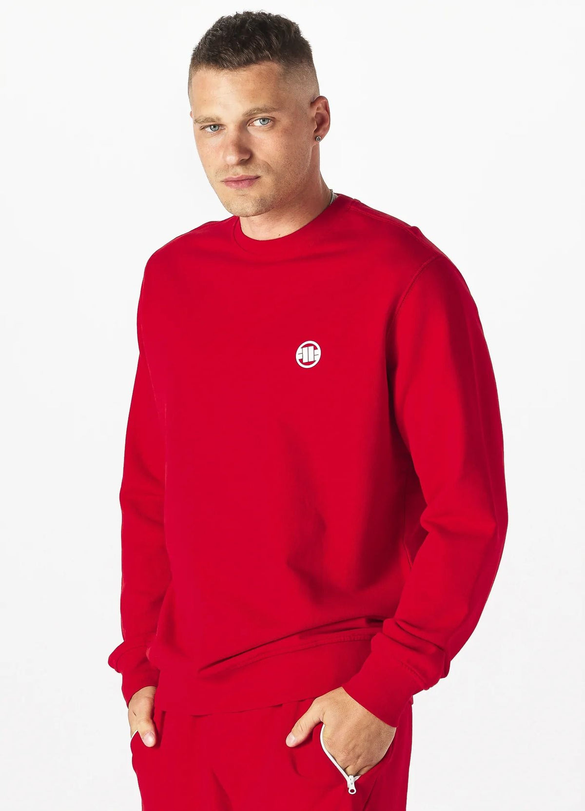 Terry NEUES LOGO Roter Rundhalsausschnitt