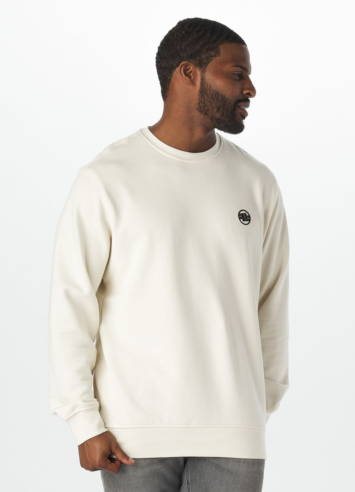Sweatshirt Terry Kleines Logo