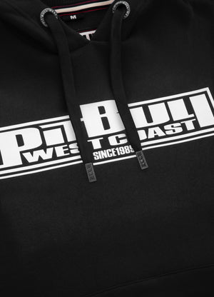 KLASSISCHER BOX-HOODIE SCHWARZ