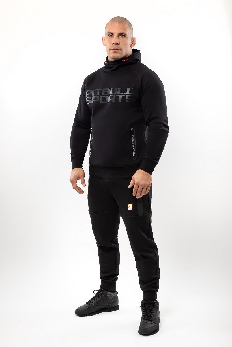 Kapuzen-Sweatshirt LOGAN Schwarz 