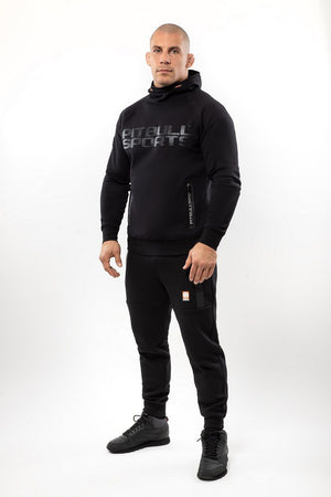 Kapuzen-Sweatshirt LOGAN Schwarz 