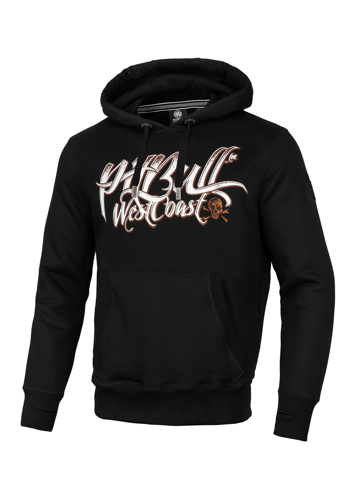 MANN IM HUT-SCHWARZEN HOODIE