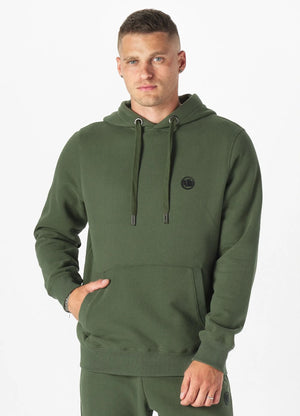 Olivgrüner Hoodie mit NEUEM LOGO