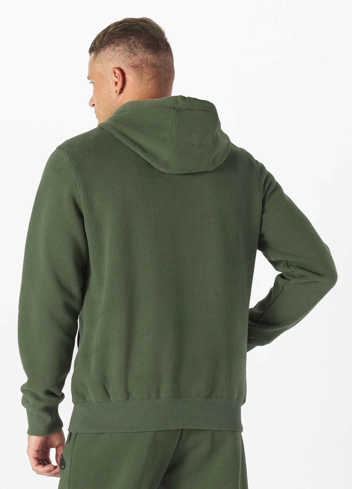 Olivgrüner Hoodie mit NEUEM LOGO