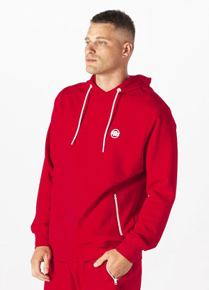 TERRY NEW LOGO Roter Hoodie