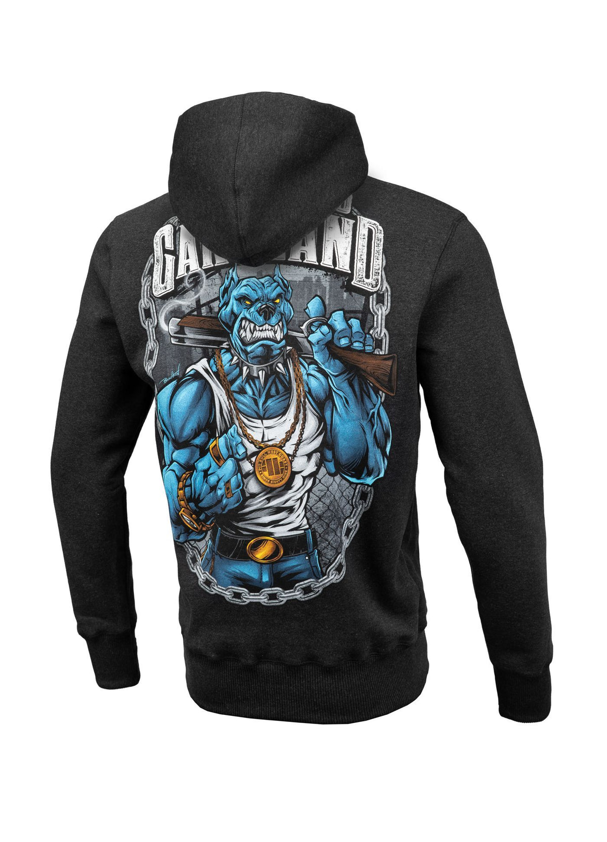 GANGLAND 2019 HOODIE HOLZKOHLE