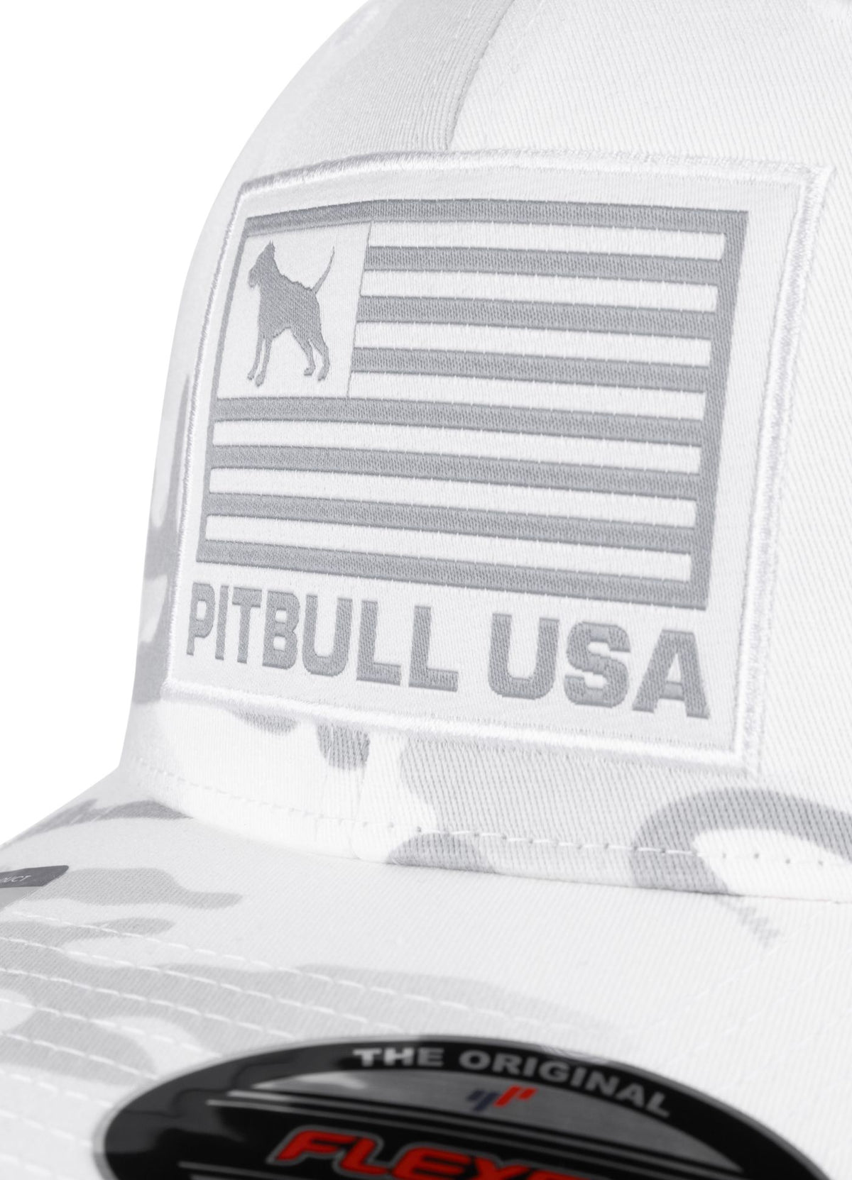 Baseballkappe Pitbull USA - Weiß 