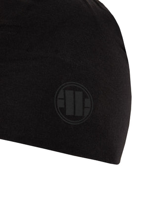 Kompressionsmütze KLEINES LOGO Schwarz/Schwarz