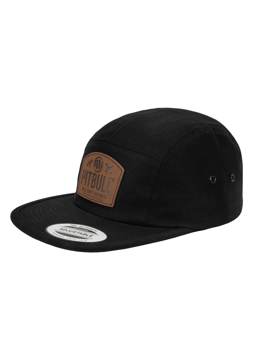 Cap Snapback Jockey Leder Hunde