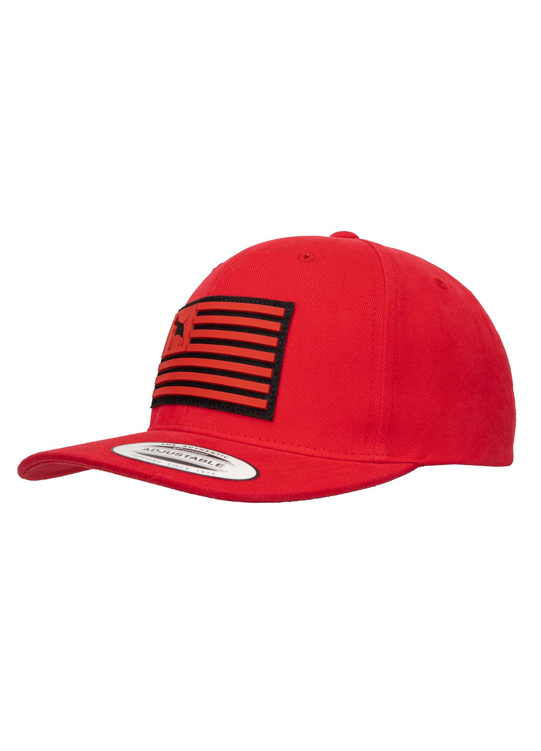 Snapback Hook&amp;Loop PITBULL USA Rot