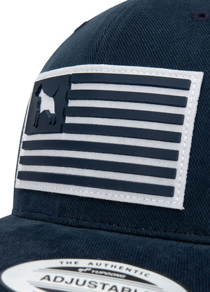 Snapback Hook&amp;Loop PITBULL USA Dunkelblau