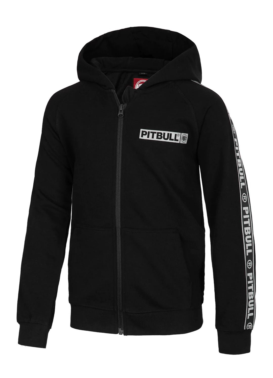 Kinder Hoodie mit Reißverschluss Tricot Dandridge - Schwarz