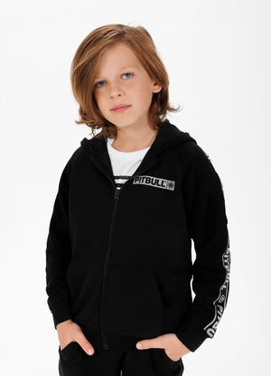 Kinder Hoodie mit Reißverschluss Tricot Dandridge - Schwarz