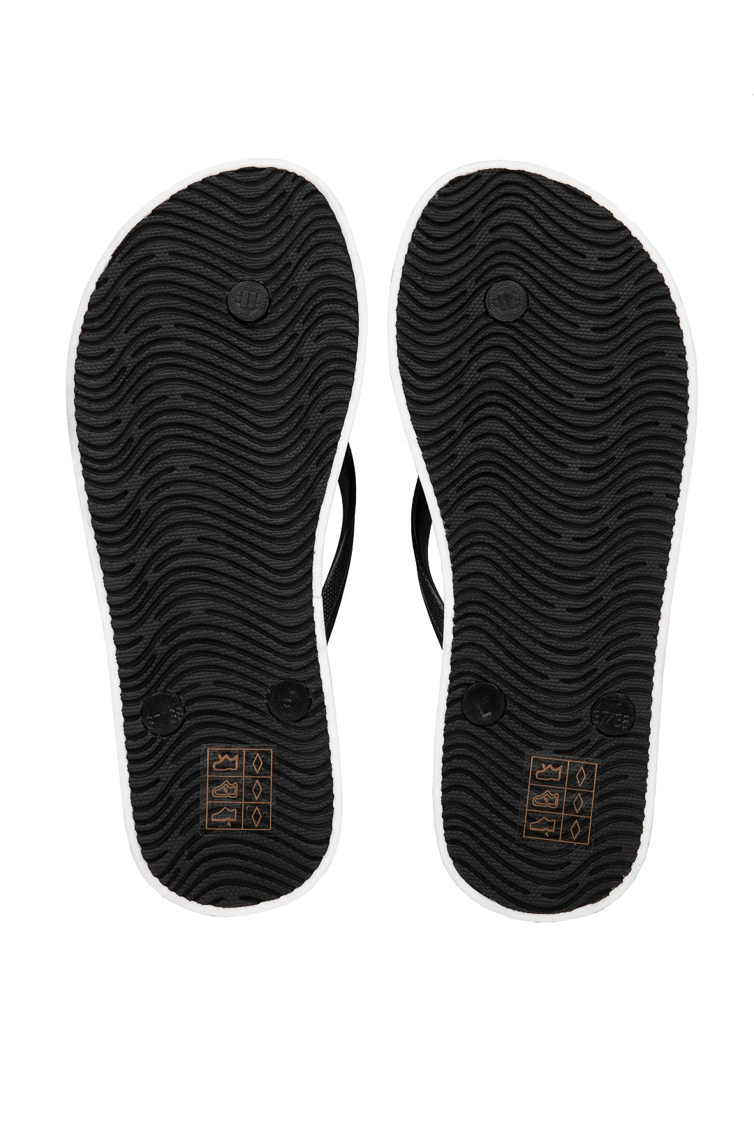 KATELLA Flip Flops Schwarz/Weiß