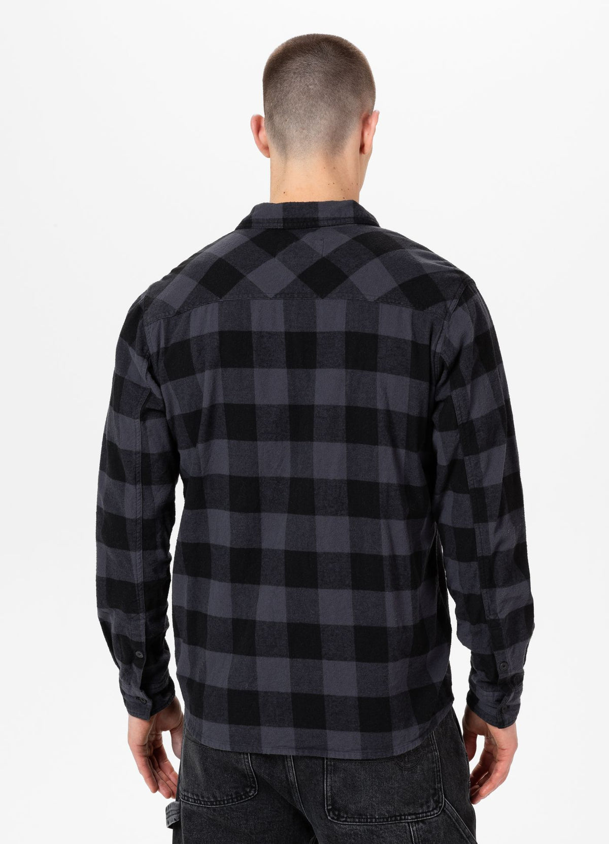 Flanellhemd Mitchell - Schwarz/Grau