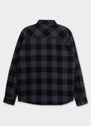 Flanellhemd Mitchell - Schwarz/Grau